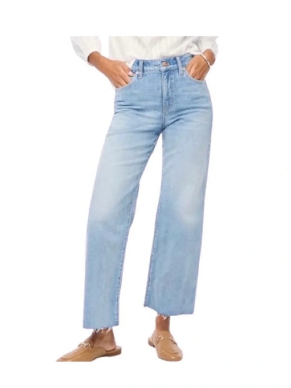 🆕- J. Crew Wide-Leg Cropped Jean in all-day Stretch. Size: 29